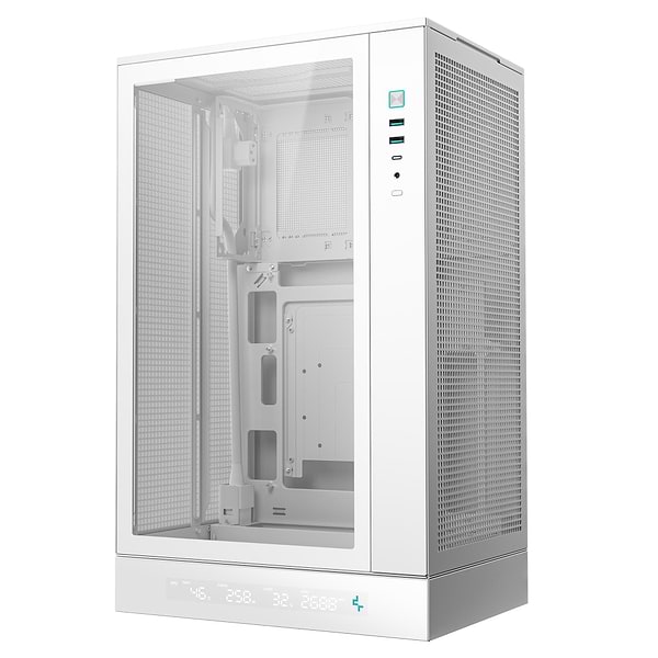 Фото - Корпус Deepcool CH270 Digital White (R-CH270-WHNDM0-G-1) без БП