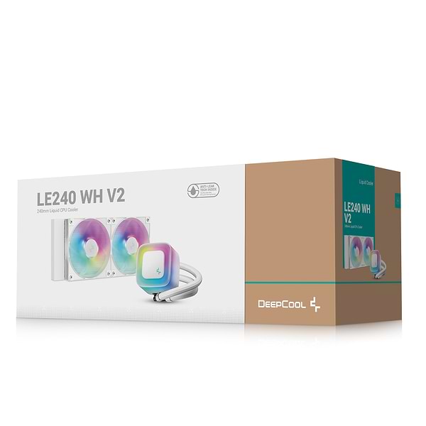 Фото - Водяна система охолодження Deepcool LE240 WH V2 (R-LE240-WHAMMN-G-2)