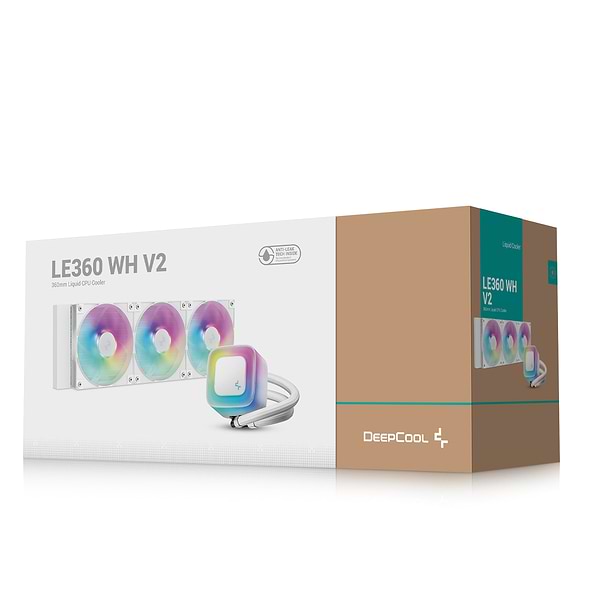 Фото - Водяна система охолодження Deepcool LE360 WH V2 (R-LE360-WHAMMN-G-2)