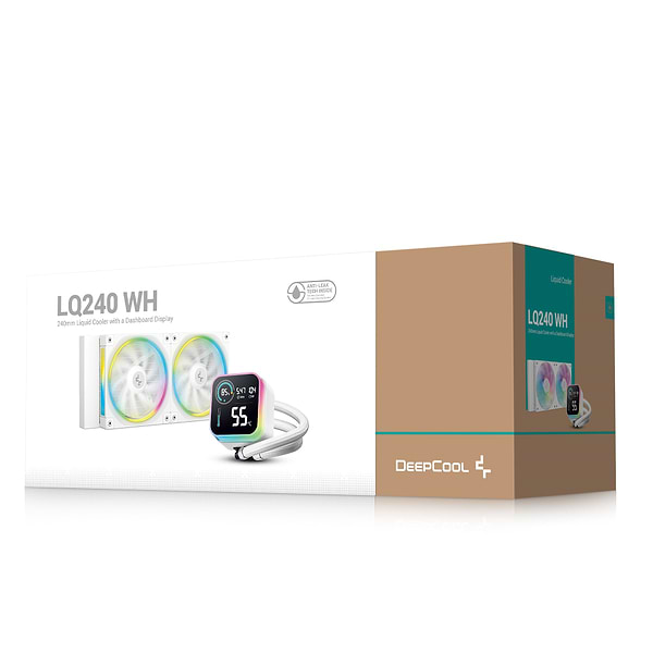 Фото - Водяна система охолодження Deepcool LQ240 White (R-LQ240-WHDSMC-G-1)