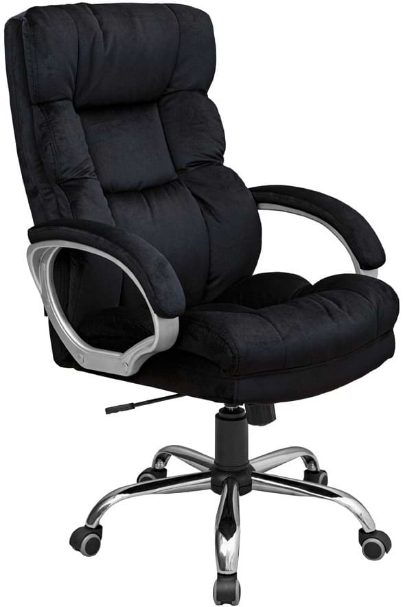 Кресло офисное Richman Манхэттен Ю Хром П2 M-1 (Tilt) Флорида Блэк - Фото 1