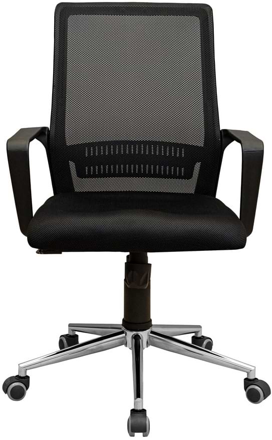 Фото - Крісло офісне Richman Фрайдей комплектація Хром М-1 (Tilt) Сітка чорна