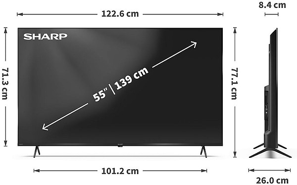 Фото - Телевізор Sharp 4T-C55HP5265EB