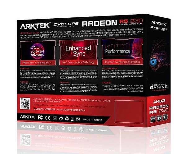 Фото - Видеокарта Arktek Radeon R5 230 2GB GDDR3 64bit (AKR230D3S2GL1)