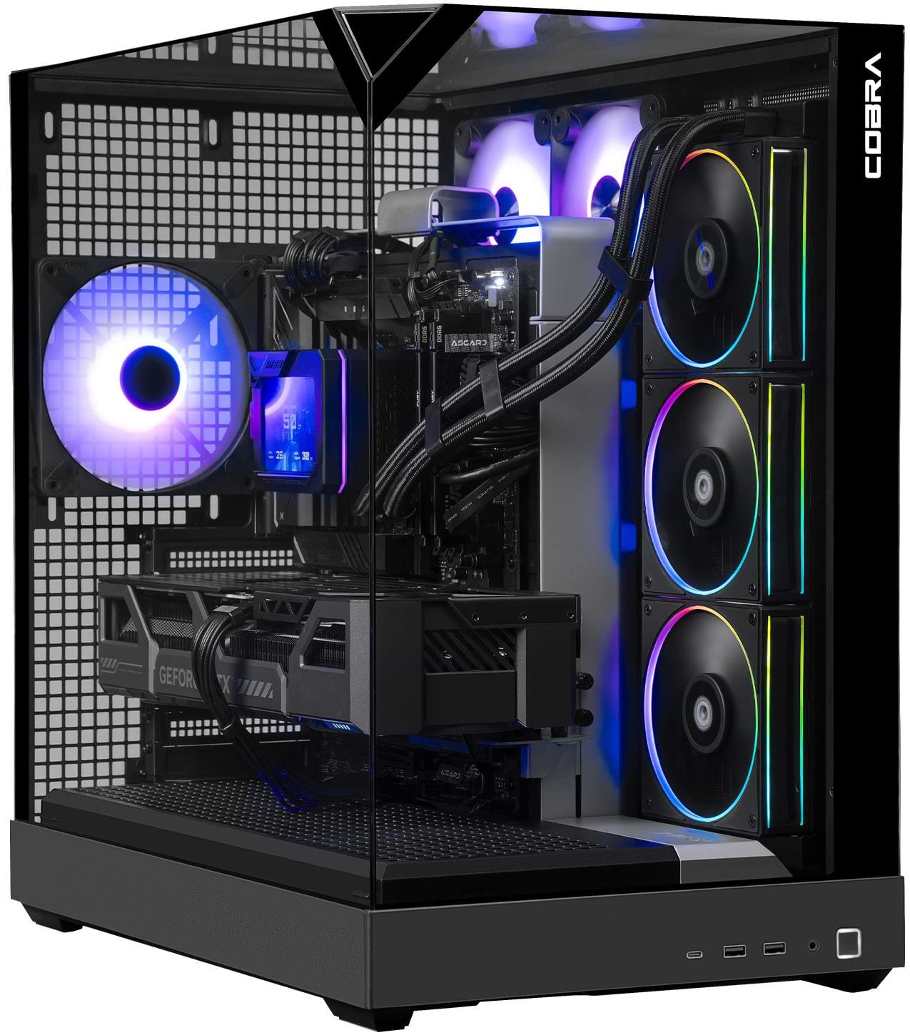 Системный блок Cobra Apex RTX 5070 Ti / Ryzen 7 9800X3D / RAM 64GB / SSD 2TB / Win 11 (R7A23719)