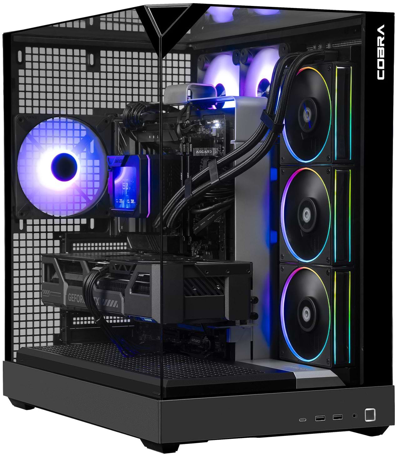 Системный блок Cobra Apex RTX 5080 / Ryzen 7 9800X3D / RAM 32GB / SSD 1TB / Win 11 (R7A23722)