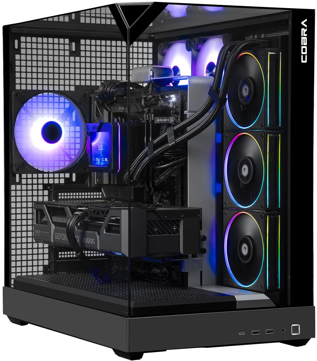 Системний блок Cobra Apex RTX 5090 / Ryzen 7 9800X3D / RAM 32GB / SSD 1TB / Win 11 (R7A23734)