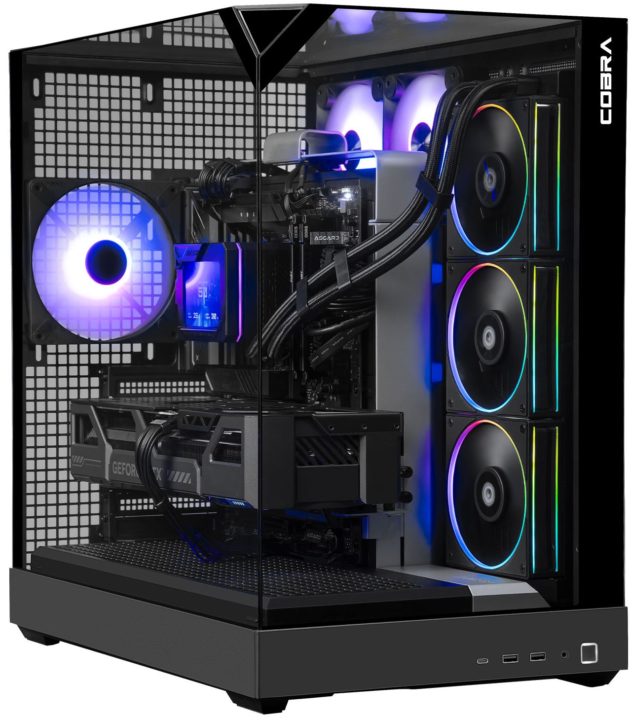 Системный блок Cobra Apex RTX 5090 / Ryzen 7 9800X3D / RAM 64GB / SSD 1TB / Win 11 (R7A23739)