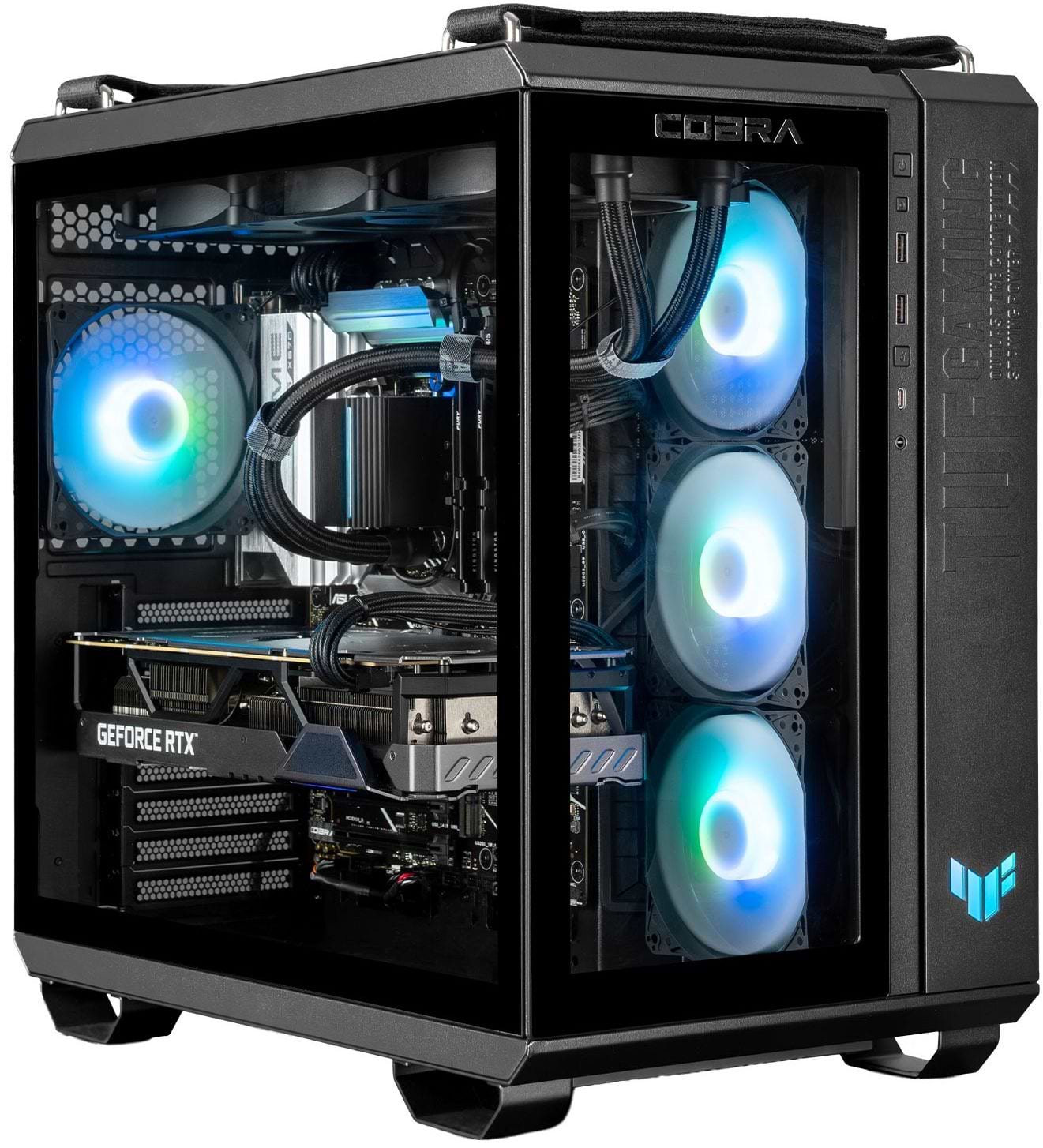 Системный блок Cobra Apex RTX 5070 Ti / Ryzen 9 9900X3D / RAM 32GB / SSD 1TB + SSD 500GB / Win 11 (R9A23711)