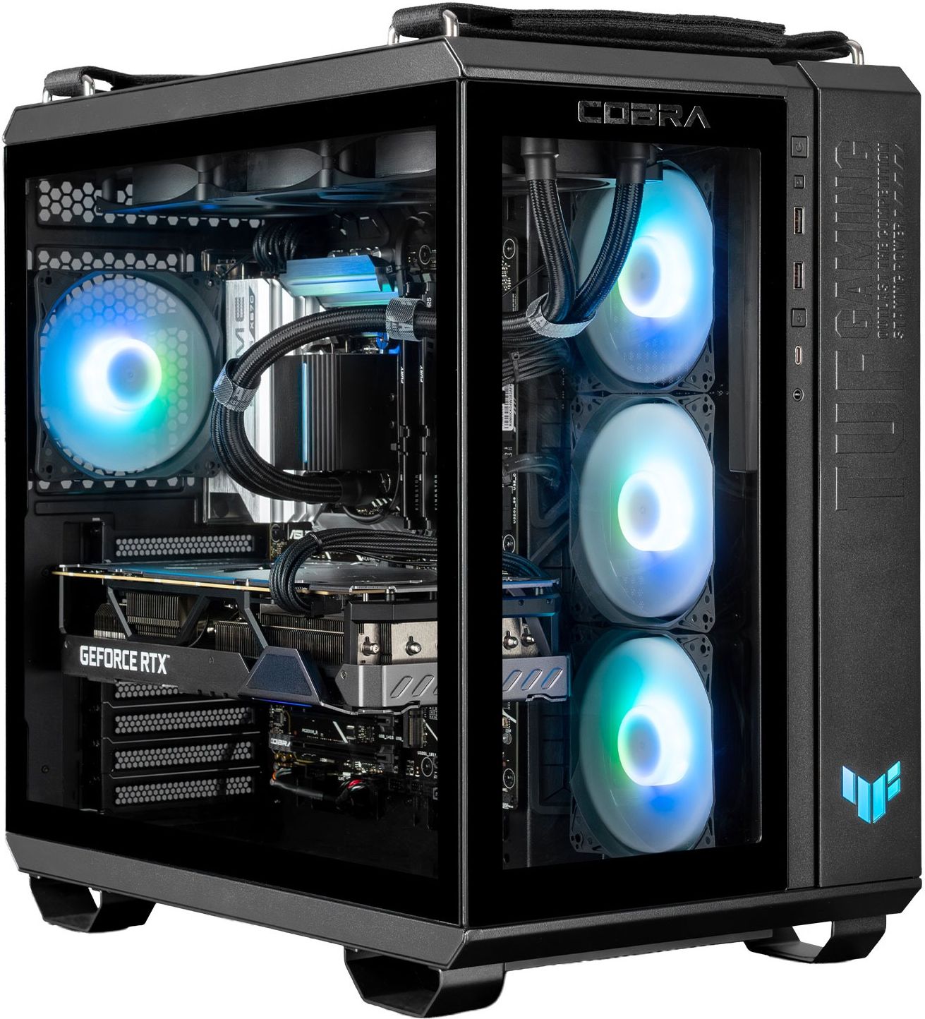 Системный блок Cobra Apex RTX 5090 / Ryzen 9 9900X3D / RAM 32GB / SSD 1TB + SSD 500GB / Win 11 (R9A23735)