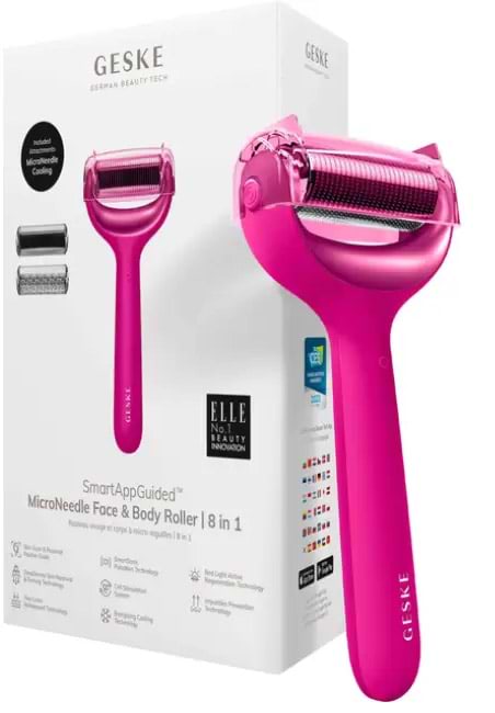 Массажер для лица GESKE MicroNeedle Face & Body Roller 8 в 1 (GK000043PL01)