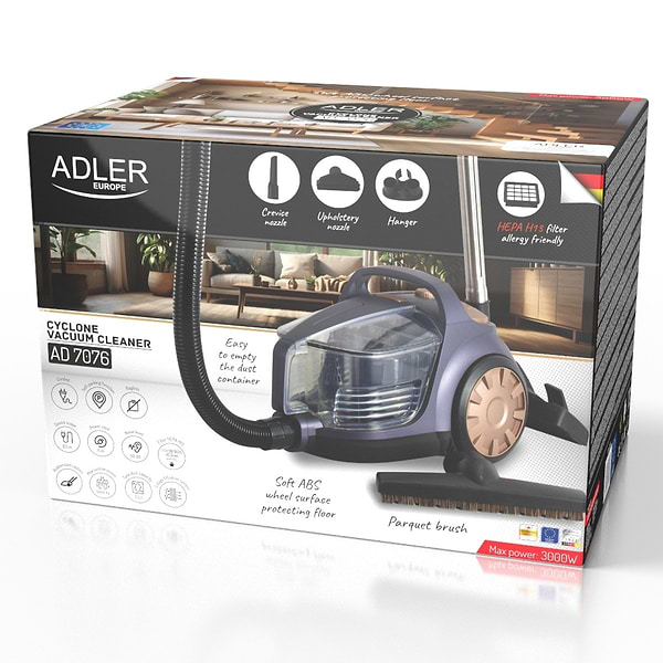 Фото - Пилосос для сухого прибирання без мішка Adler AD 7076