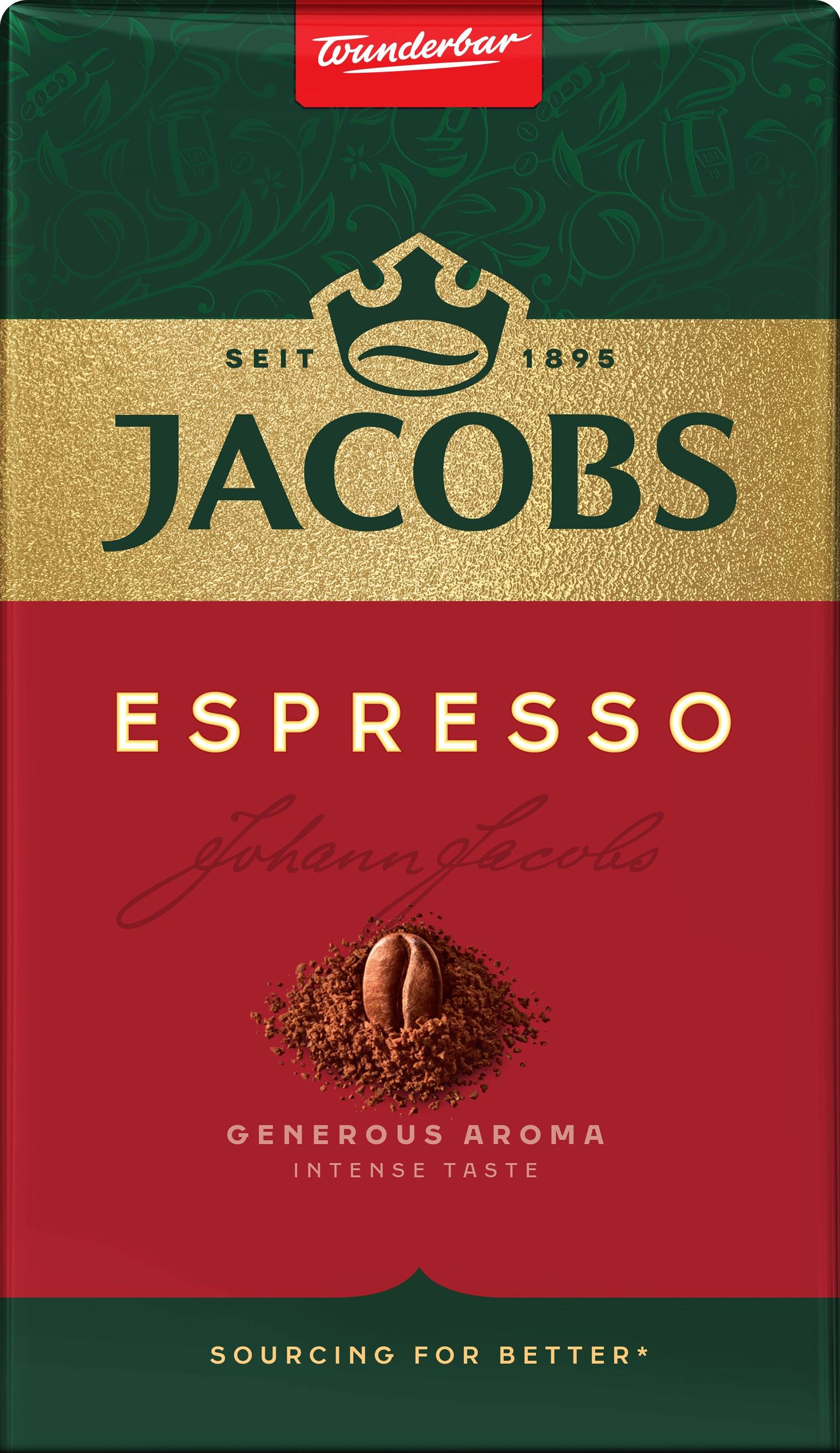 Кава мелена Jacobs Espresso  450г - Фото 1