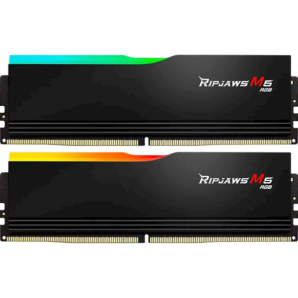 Фото - Память DDR G.Skill Ripjaws M5 RGB Black DDR5-6000 64GB (2x32GB) (F5-6000J3040G32GX2-RM5RK)