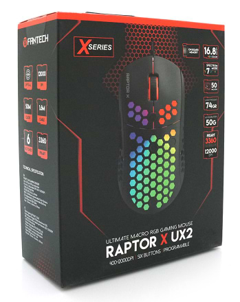 Фото - Мышь проводная игровая Fantech RAPTOR UX2 X Black