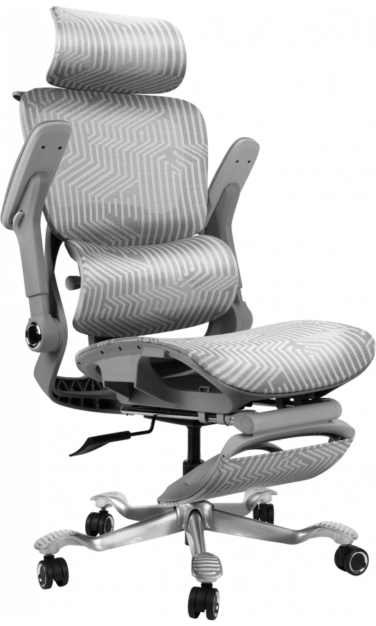 Крісло офісне GT Racer B-519 Gray/Light Gray