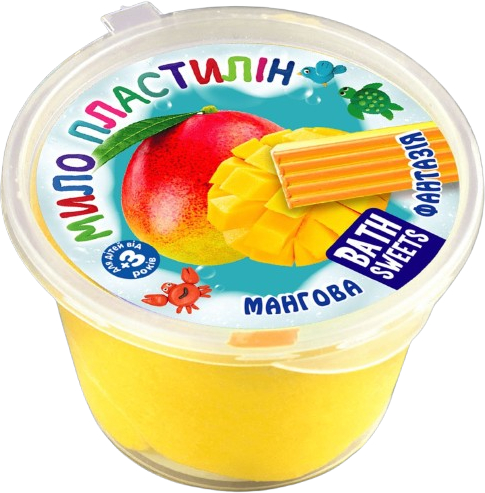Мыло кусковое детское Rainbow 100г Манговая Фантазия (4820240940142)