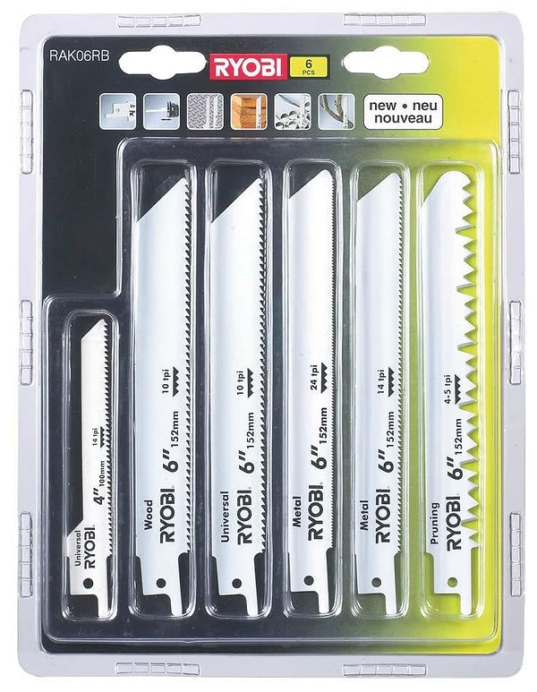 Фото - Полотно Ryobi RAK06RB 6 шт. (5132002547)