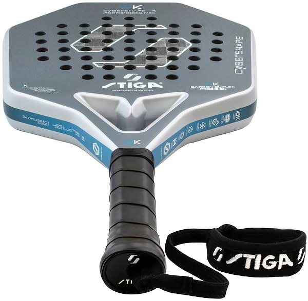 Фото - Ракетка для падел тенісу Stiga Racket 18K Cybershape 2V (2202-1722-03)