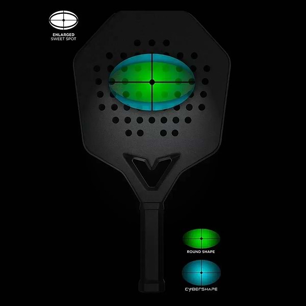Фото - Ракетка для падел тенісу Stiga Racket 18K Cybershape 2V (2202-1722-03)