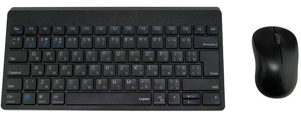 Фото - Уцінка - Клавіатура + миша бездротова Rapoo 8000M Wireless Black # Фото - Уцінка - Клавіатура + миша бездротова Rapoo 8000M Wireless Black #