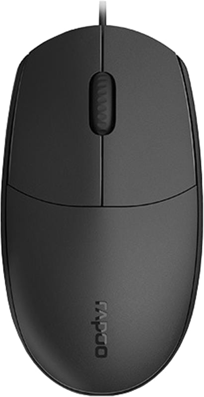 Мышь проводная Rapoo N100 Black USB