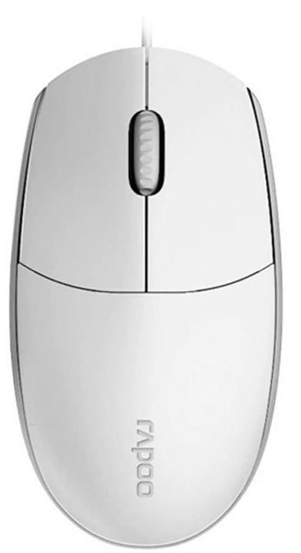 Мышь проводная Rapoo N100 White USB