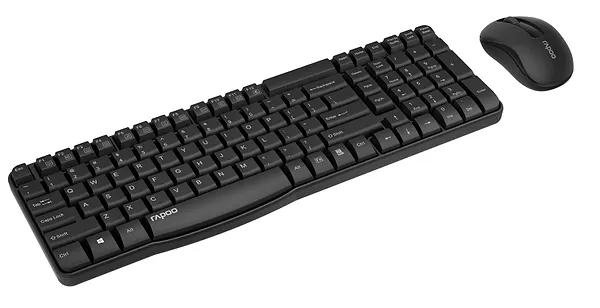 Фото - Клавиатура+мышь беспроводная Rapoo X1800S Wireless Black