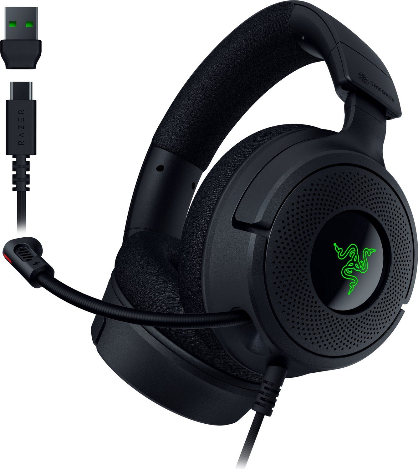 Гарнітура дротова ігрова Razer Kraken V4 X (RZ04-05180100-R3M1) - Фото 1