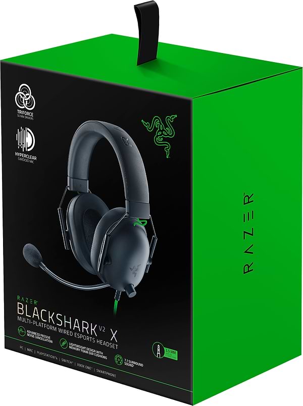 Фото - Гарнитура проводная игровая Razer Blackshark V2 X (RZ04-03240100-R3M1)