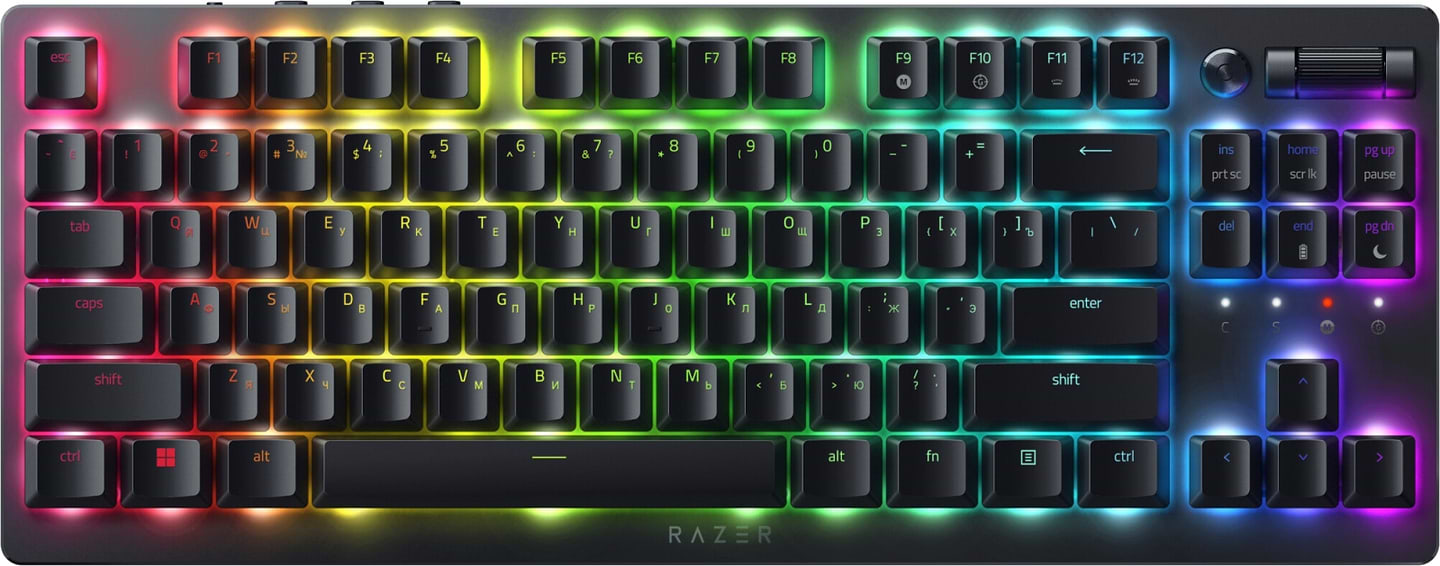 Клавиатура беспроводная игровая Razer DeathStalker V2 Pro TKL Wireless RU (RZ03-04370100-R3R1) - Фото 1