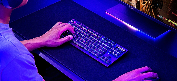 Фото - Клавіатура бездротова ігрова Razer DeathStalker V2 Pro TKL Wireless RU (RZ03-04370100-R3R1)