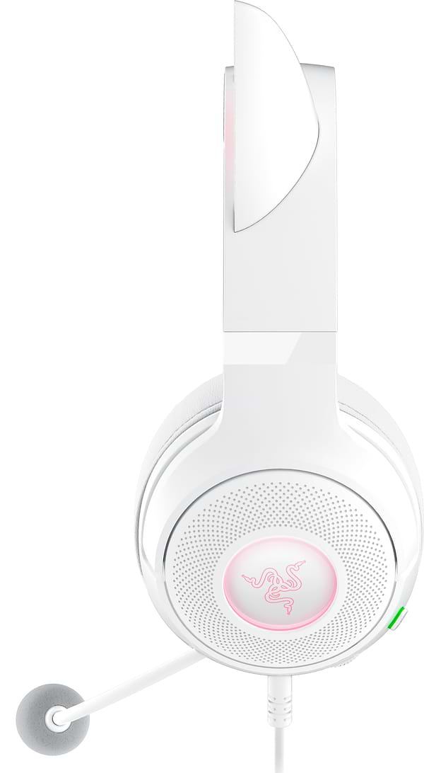 Фото - Гарнітура дротова ігрова Razer Kraken Kitty V2 White (RZ04-04730600-R3M1)