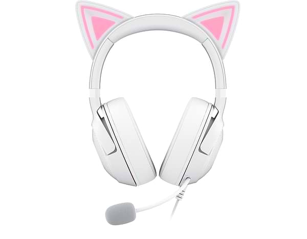 Фото - Гарнітура дротова ігрова Razer Kraken Kitty V2 White (RZ04-04730600-R3M1)