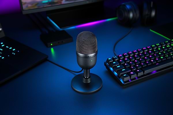 Фото - Микрофон для компьютера проводной Razer Seiren mini  (RZ19-03450100-R3M1)