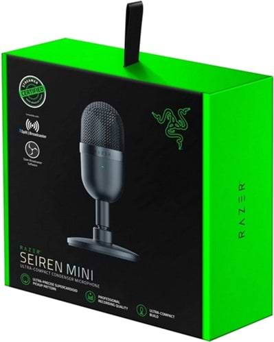 Фото - Микрофон для компьютера проводной Razer Seiren mini  (RZ19-03450100-R3M1)
