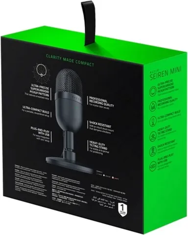 Фото - Микрофон для компьютера проводной Razer Seiren mini  (RZ19-03450100-R3M1)