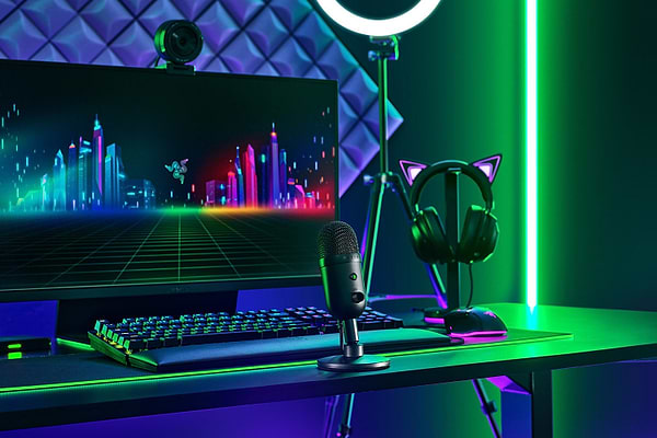 Фото - Микрофон для компьютера проводной Razer Seiren V2 X (RZ19-04050100-R3M1)