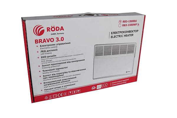 Фото - Уценка - Конвектор Roda RB3-1500EU