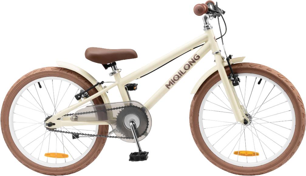 Двухколёсный велосипед Miqilong RM 20'' Beige (RBB-RM20-BEIGE) - Фото 1