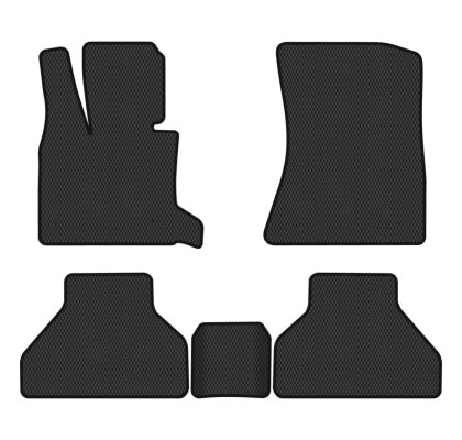 EVA коврики в салон авто EVAtech для X5 (E70) (open threshold) BMW 2006-2013 2 поколение SUV USA (BM33437C5BM4RBB)