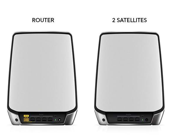 Фото - MESH система WiFi6 Netgear Orbi RBK853 AX6000 3 шт. White (RBK853-100EUS)