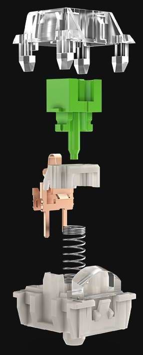 Фото - Набір перемикачів для клавіатури Razer Mechanical Switches Pack, Green clicky switch (RC21-02040200-R3M1)