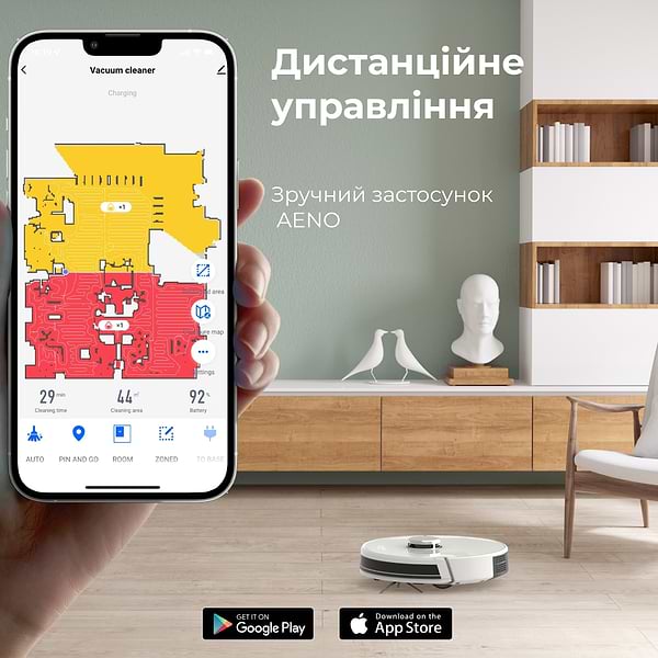 Фото - Робот-пылесос моющий AENO RC2S (ARC0002S)
