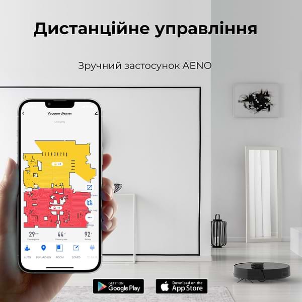 Фото - Робот-пылесос моющий AENO RC3S (ARC0003S)