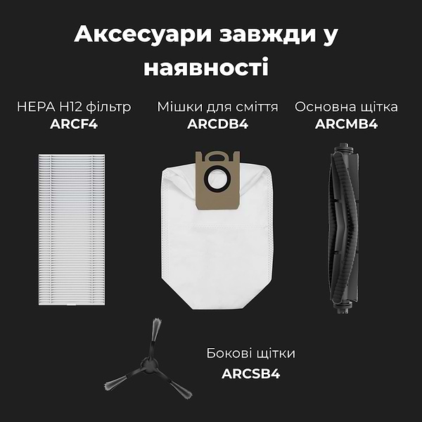 Фото - Робот-пылесос моющий AENO RC4S (ARC0004S)
