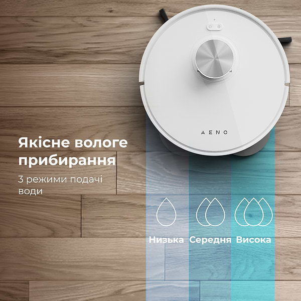Фото - Робот-пылесос моющий AENO RC6S (ARC0006S)