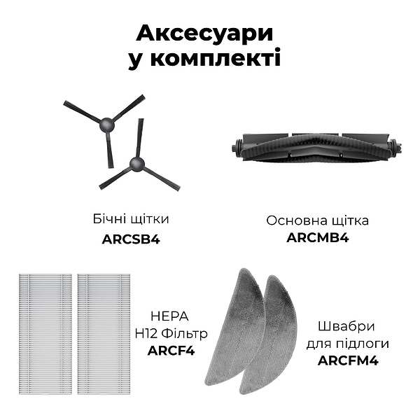 Фото - Робот-пилосос миючий AENO RC8S (ARC0008S)