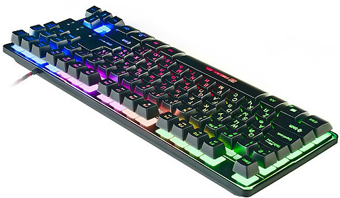 Фото - Клавиатура проводная игровая REAL-EL 8710 TKL Backlit USB Black