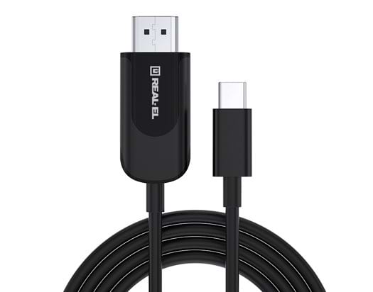 Фото - Кабель REAL-EL CHD-180 USB Type-C to HDMI 1.8m Black (EL123500044)